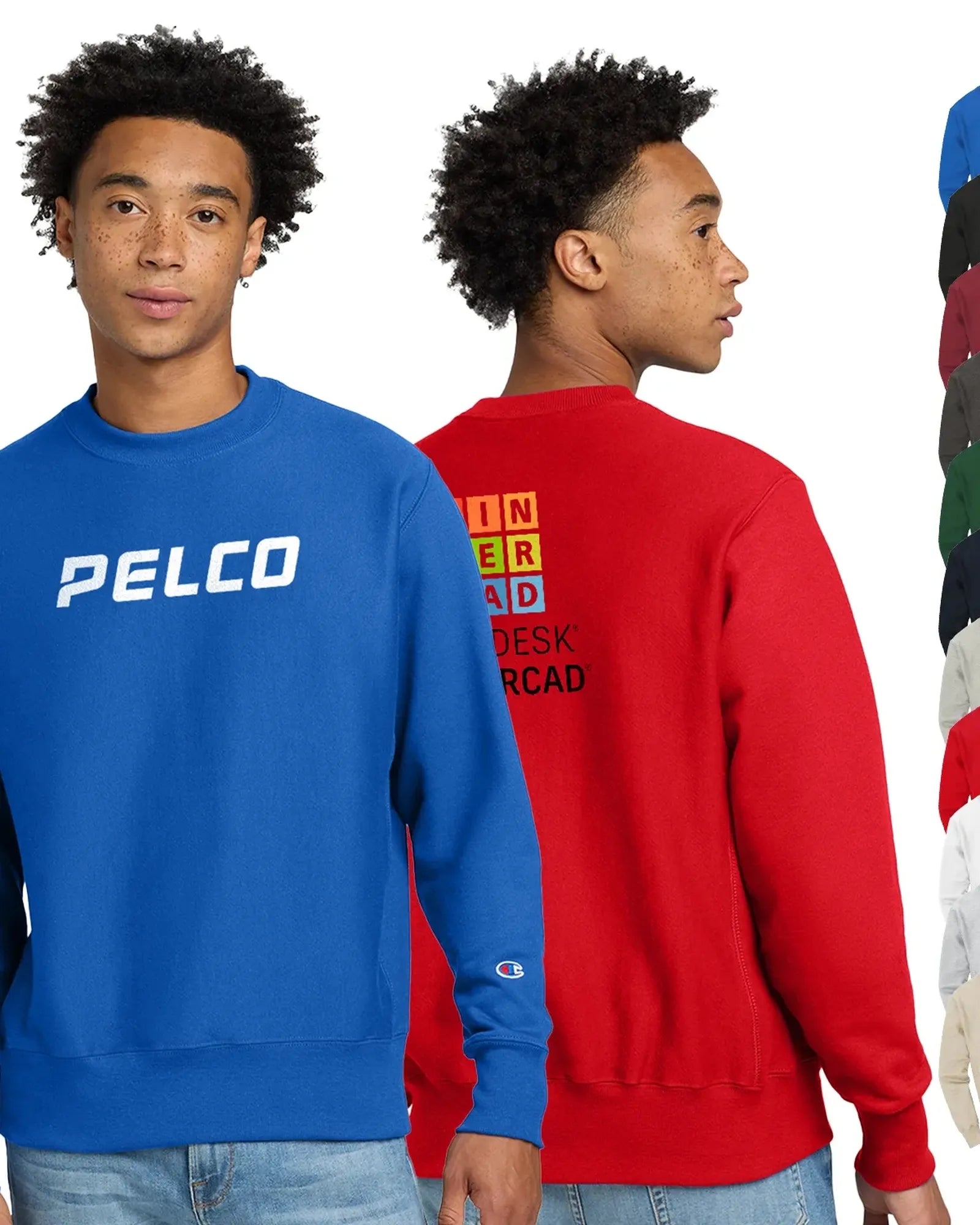 Custom fleece crewneck sweatshirt for companies - 1